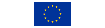 Flagge der EU und Link auf die Webseite der Europäischen Union